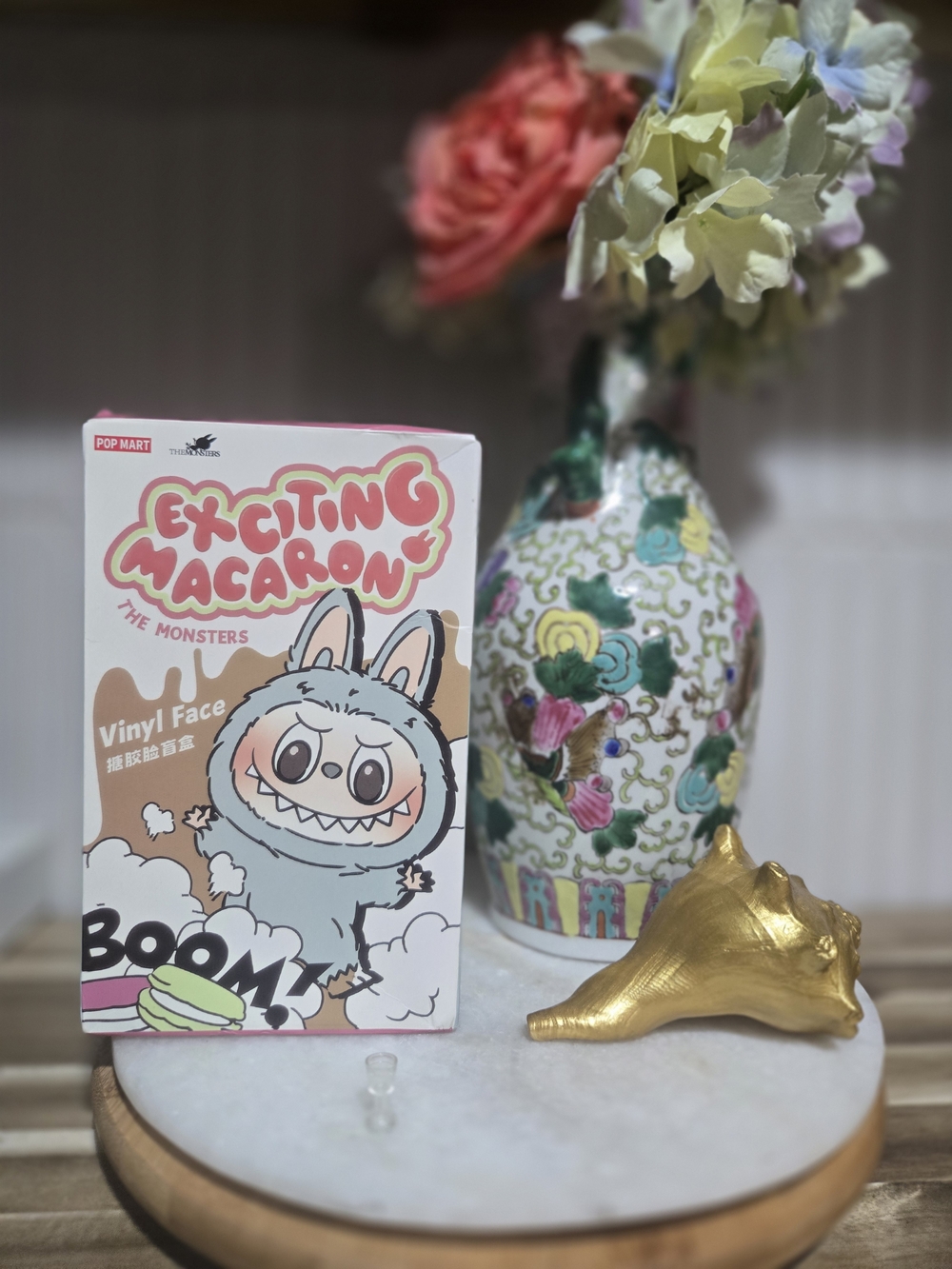 POP MART EXCITING MACARON The Monsters Vinyl Face Blind Box, New In Box
